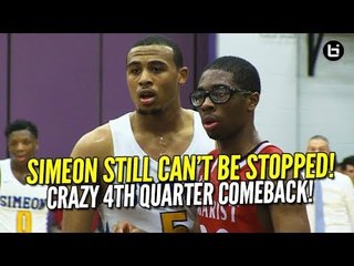 SIMEON Goes DOWN TO THE WIRE in Sectional! Kejuan Clements is CLUTCH vs Marist! Full Highlights!