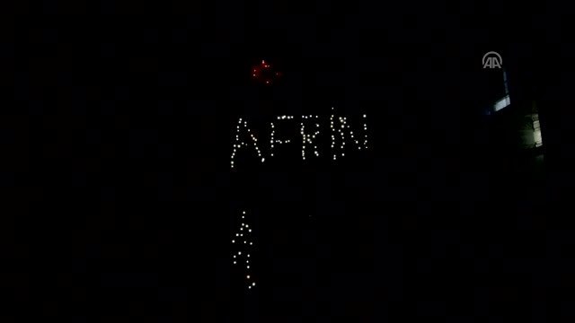 Öğrencilerden Mehmetçik'e Işıklı Destek