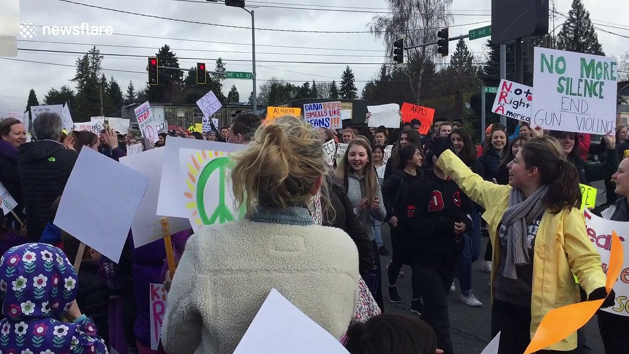 Gun violence protest: The signs they carried