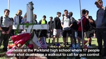 Parkland students pay tribute to shooting victims, a month later