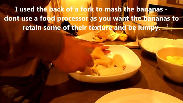 Easy Banana Cake Recipe - Great with ripe bananas, yummy banana cake tutorial