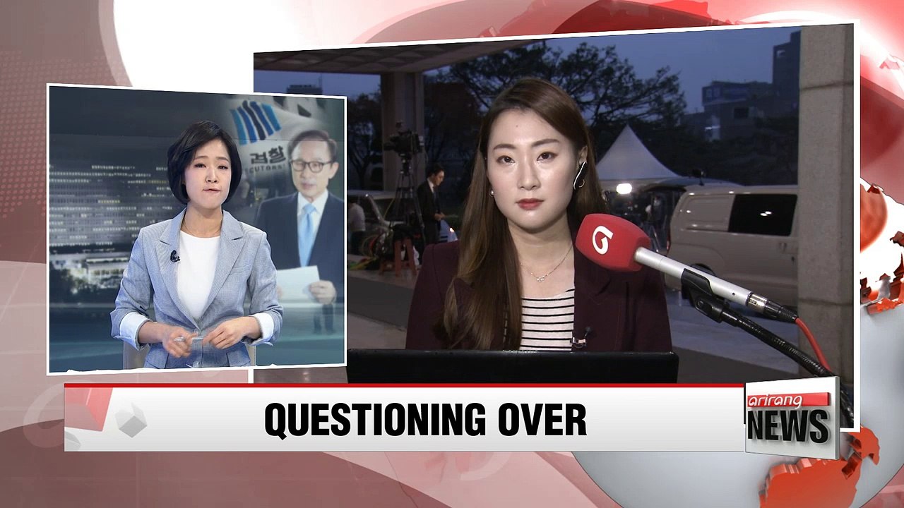 Prosecutors wrap up interrogation of fmr. president Lee Myung-bak