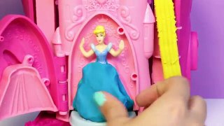 Play Doh Prettiest Princess Castle Playset Disney Princess Belle Cinderella Aurora Playdough Dress