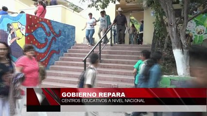 Gobierno repara centros educativos a nivel nacional