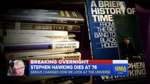 Stephen Hawking dies at age 76