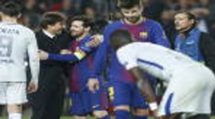 Conte pleased to congratulate 'world's best' Messi