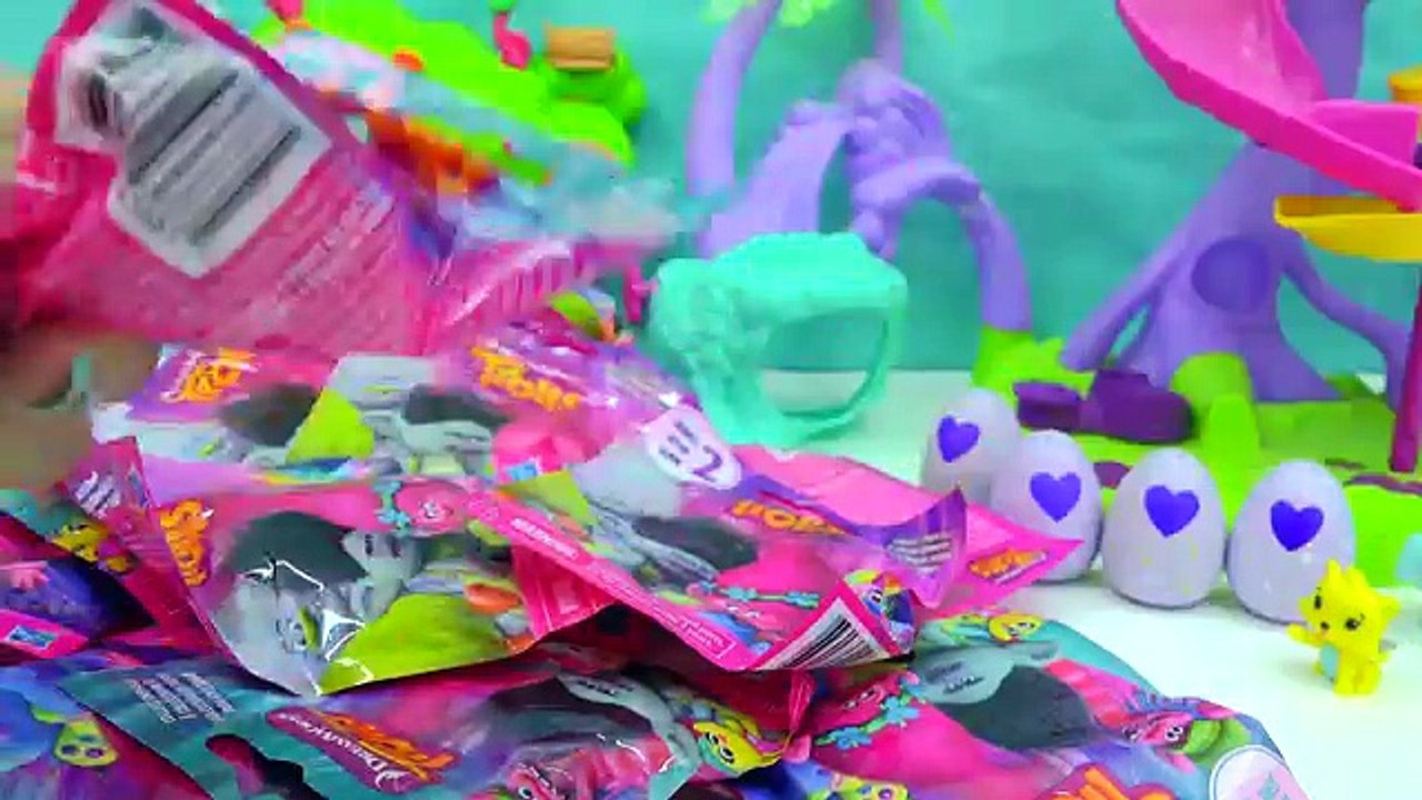 Hatchimals Hatching Surprise Blind Bag Baby Eggs + Dreamworks Trolls Egg