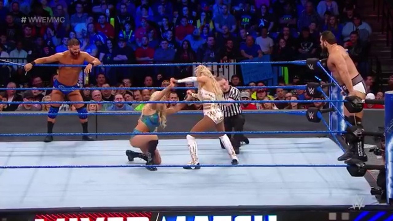 WWE Mixed Match Challenge March 2018 q final Match 2