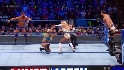 WWE Mixed Match Challenge March 2018 q final Match 2