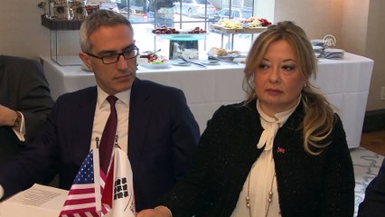 Aybet, ABD’li kanaat önderlerine Zeytin Dalı operasyonunu anlattı - NEW YORK