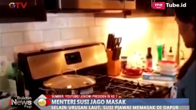 Selain Urusan Laut, Menteri Susi Ternyata Jago Masak