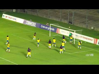 Seleção Feminina Sub-17: melhores momentos da partida contra a Colômbia