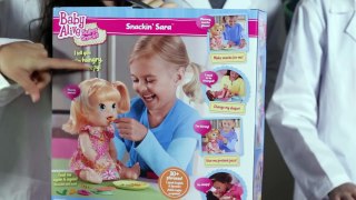 Toy Testers: Baby Alive Super Snacks Snackin Sara