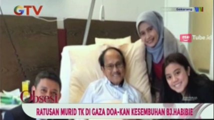Ratusan Anak Palestina Doakan Kesembuhan Habibie