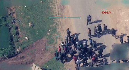 YPG'li Teröristler, Afrin'i Terkeden Sivillerin Arasına Girip Kaçıyor