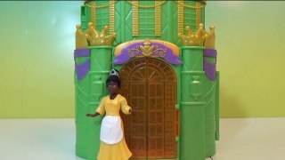 PLAY DOH Makover for Disney Princess Tiana Royal Dress Polly Pocket MagiClip Doll Playdoh