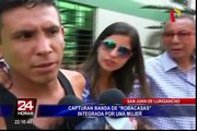 SJL: capturan banda de 'robacasas' integrada por mujer