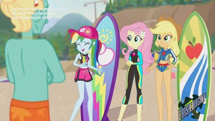[sub Español] Equestria Girls: Blue Crushed. Beach shorts