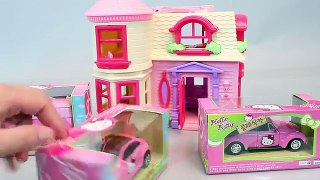 Doll House Hello Kitty Cars Toys Baby Doll Shopping Car Princess Toy Surprise Eggs