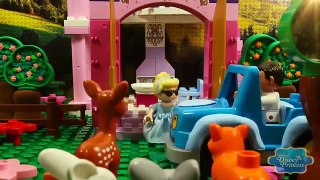 ♥ LEGO Disney Princess Cinderella & Ariel BBQ WITH FRIENDS (Spiderman, Batman, Frozen.)