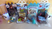 Coll. 2: new McDonalds How To Train Your Dragon 2 Movie Happy Meal Toys Unboxing