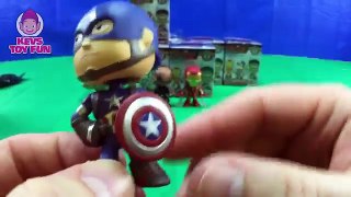 Avengers Superheroes Mystery Minis - Captain America Hulk Iron Man Vision Hawkeye Black Widow Toys