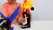 Power Rangers DX Ninja Steel Megazord Toys Unboxing Fun With Ckn Toys
