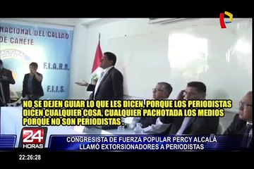 Download Video: Congresista Percy Alcalá afirma que ley sobre publicidad estatal fue impulsada por FP