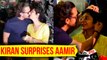 Kiran Rao's SPECIAL GIFT To Aamir Khan Kisses In Front Of Media | Aamir Khan Birthday Celebration