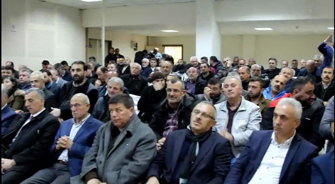 Pazar Şoförler Odası'nda Osman Yüksel güven tazeledi