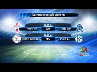 ผลการแข่งขัน ฟุตบอลยูฟ่าแชมป์เปี้ยนส์ลีก | ข่าวเวิร์คพอยท์ | 13 เม.ย. 60