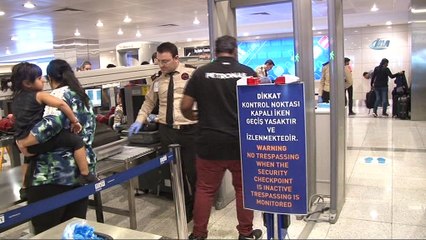 Atatürk Havalimanı'nda kaçak yolculara sirenli önlem