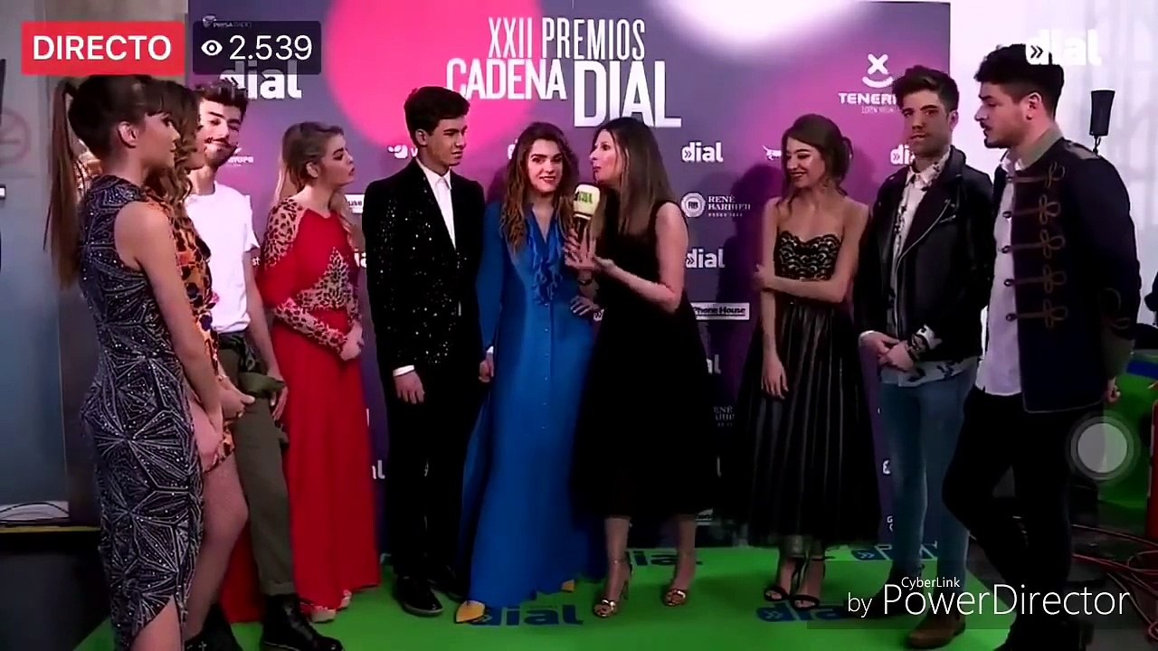 Los chicos de OT en los premios CADENA DIAL / OPERACIÓN TRIUNFO 2017