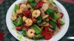 Chinese Recipe : Stir-fried Seafood and Pork with Cashew