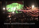 Sex workers dance around burning funeral pyres in Varanasi