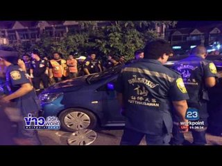 กระบะหักหลบจยย ย้อนศรหนีตร  ชนเก๋งดับ 1 เจ็บ3 ราย  l ข่าวเวิร์คพอยท์ l 1 พฤษภาคม.60