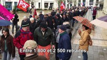Manifestation des retraités à Angoulême contre la hausse de la CSG