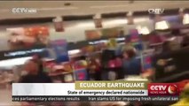 Magnitude-7.8 quake strikes Ecuador, at least 28 killed