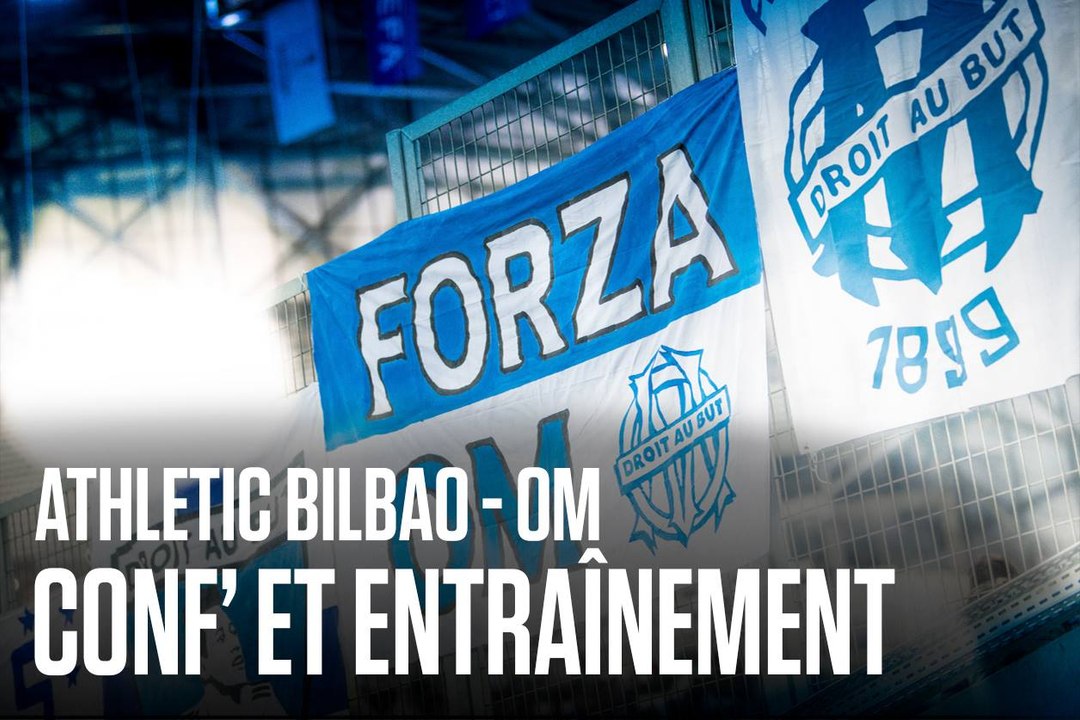 La conf' de Rudi Garcia et l'entrainement avant Athletic Bilbao - OM