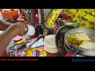 Download Video: Original Tasty Indian street Foods- Maggi Masala Indian style - Indian Street Foods Foods