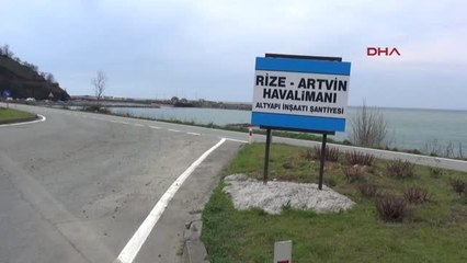 Artvin Havalimanı'nda, 10 Milyon Ton Taş Dolguya Ulaşıldı