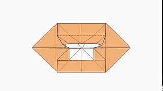 Cách gấp, xếp hộp giấy origami hình con chó - Video #420