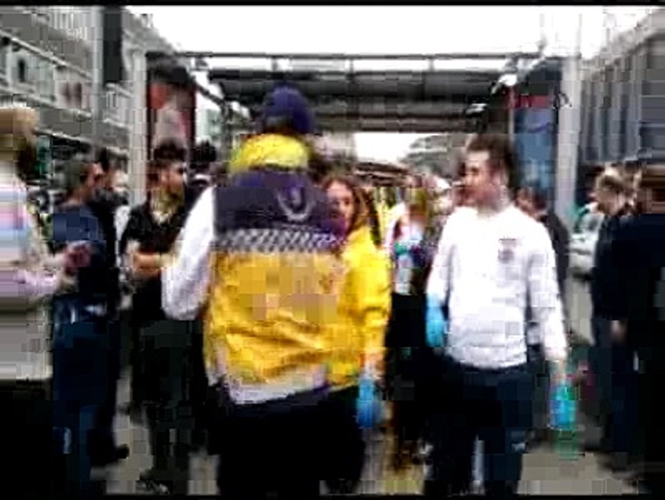 TOPÇULARDA TRAMVAYLAR ÇARPIŞTI