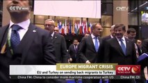 EU and Turkey on sending back migrants to Turkey