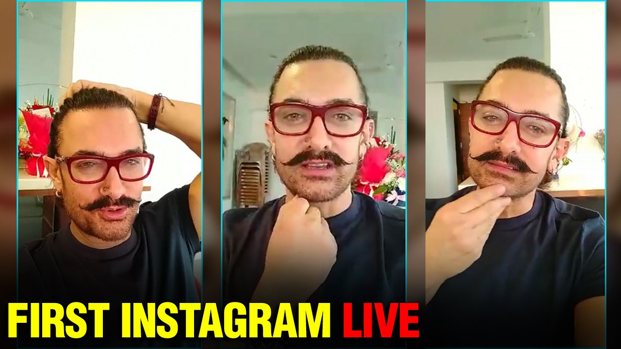 Aamir Khan FIRST INSTAGRAM Live Video