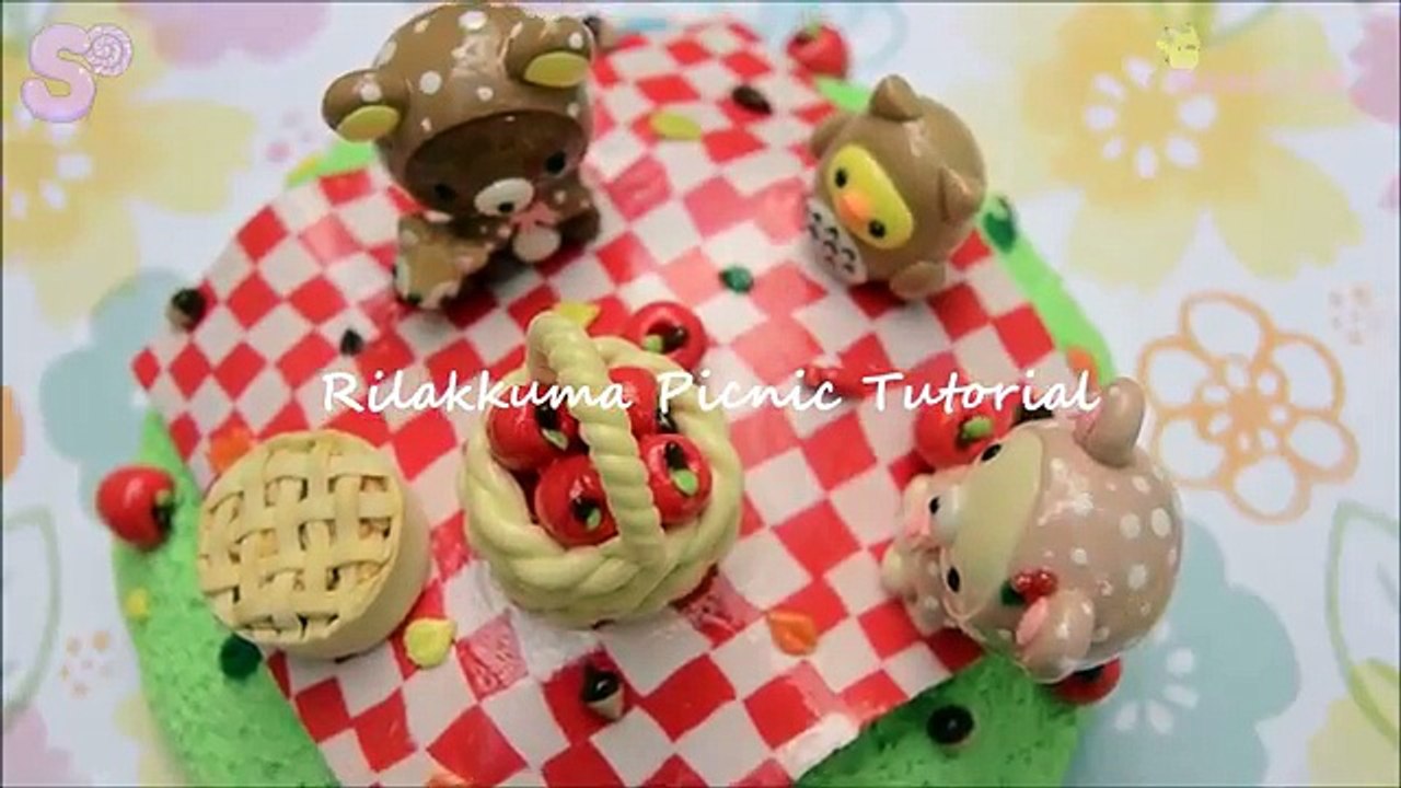 Rilakkuma and Friends Picnic Figurine Tutorial