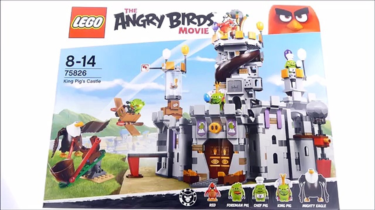 Lego Angry Birds 75826 King Pigs Castle - Lego Speed Build Review