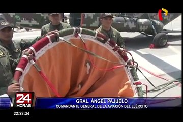 Ejército del Perú adquiere equipo aéreo para apagar incendios