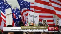 Protests For Peter Liang: Thousands support NY officer charged with manslaughter