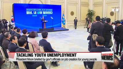 President Moon calls for all-out drive to tackle youth unemployment